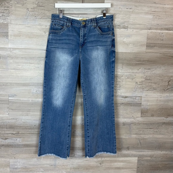 Democracy "Ab"solution High Rise Wide Leg Cropped Jeans - Size 12 by Stitch Fix - Picture 7 of 7